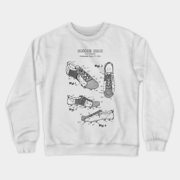 SOCCER SHOE Crewneck Sweatshirt by Dennson Creative